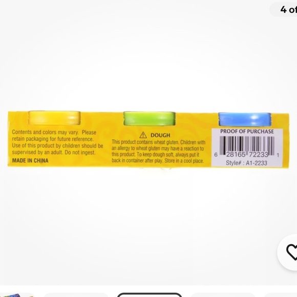 NEW Crayola Silly Scents Doh 2+ Red/Blue/Yellow - Picture 3 of 7